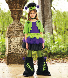 Frankenstein girl costume