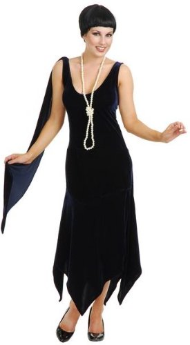 Velvet flapper dress