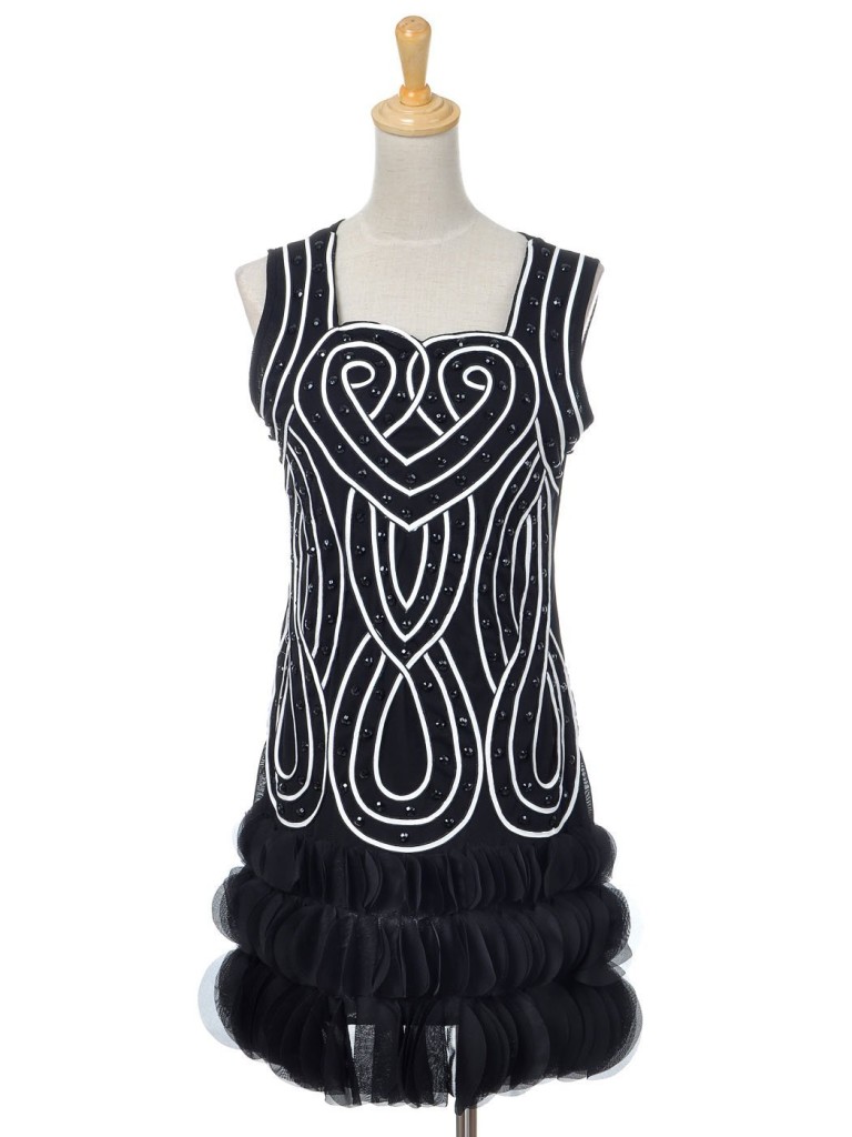 beaded flapper dress