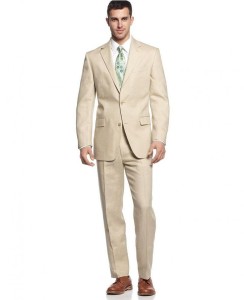 Cream Linen Suit for Gatsby